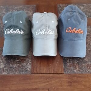 Cabela's Logo Caps Lot Of 3